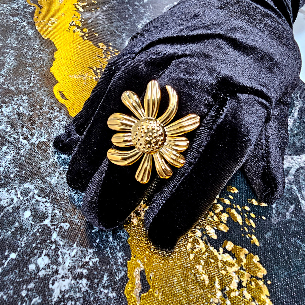 Sunflower Statement Ring