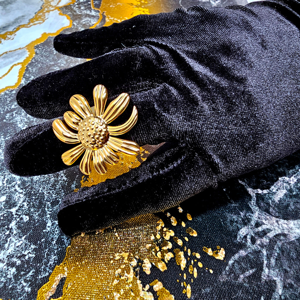 Sunflower Statement Ring