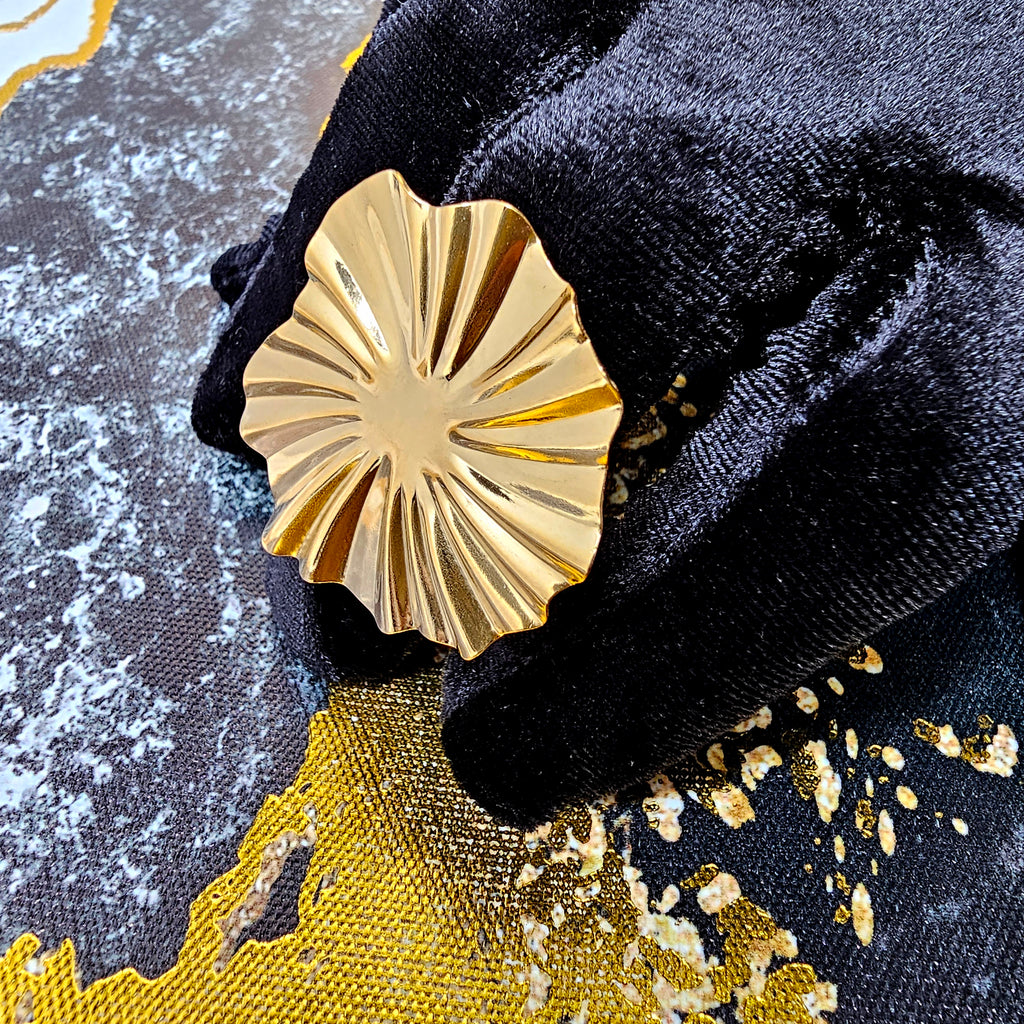 Open Petal Statement Ring