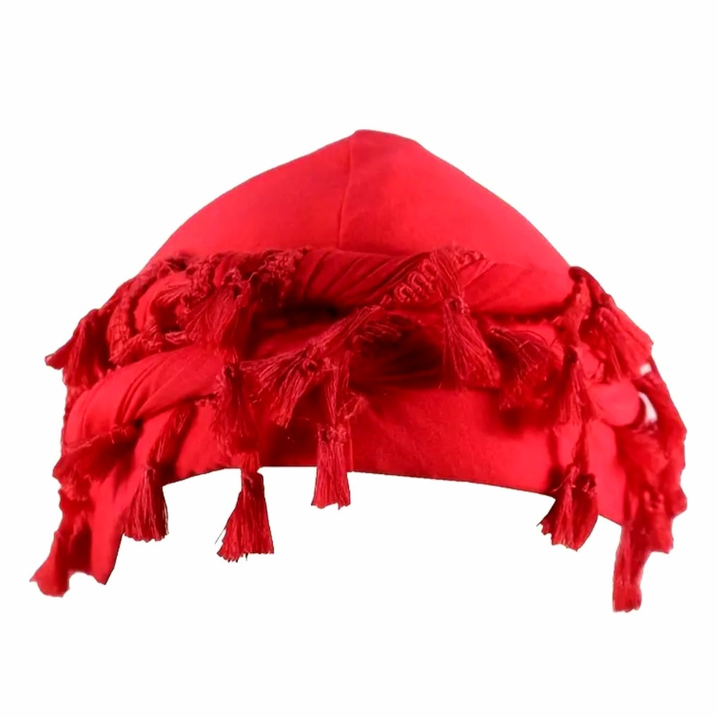 Tasseled Halo Turban