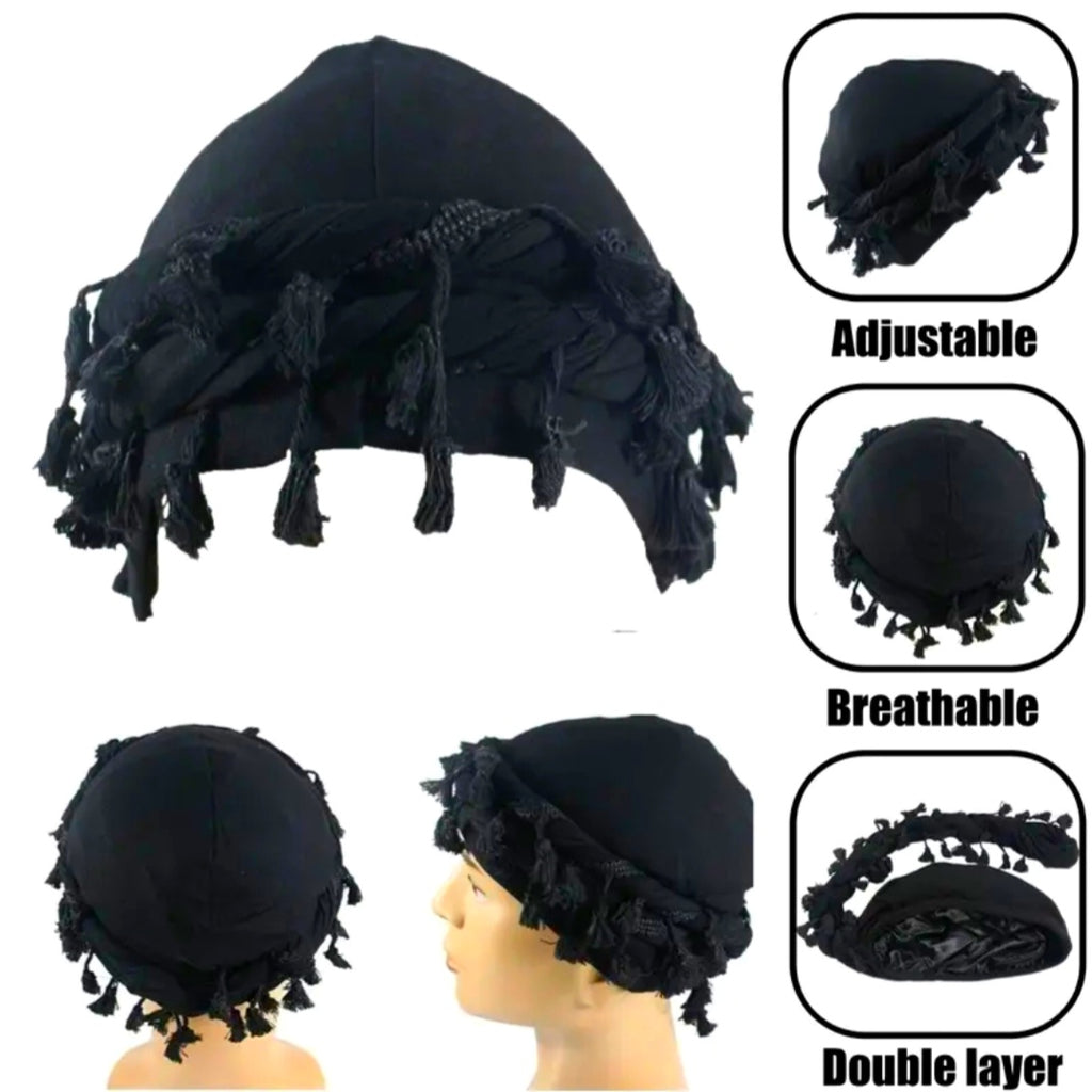 Tasseled Halo Turban