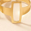 Egyptian Rectangle Bracelet Ring Set