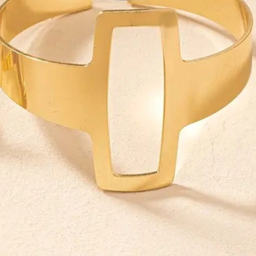 Egyptian Rectangle Bracelet Ring Set