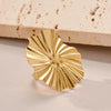 Open Petal Statement Ring