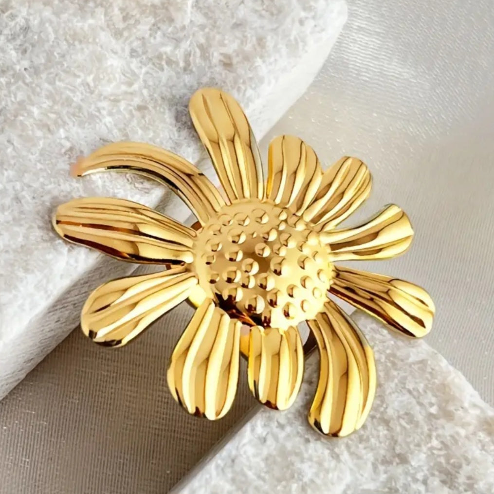 Sunflower Statement Ring