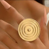 Hypnotized Round Statement Ring