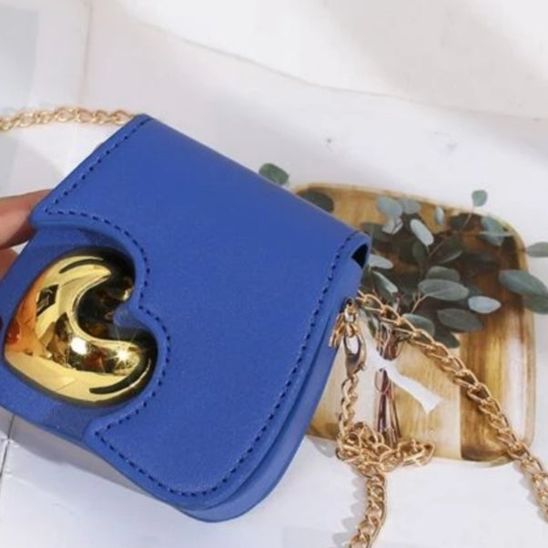 Golden Hearted Mini Bag/Belt