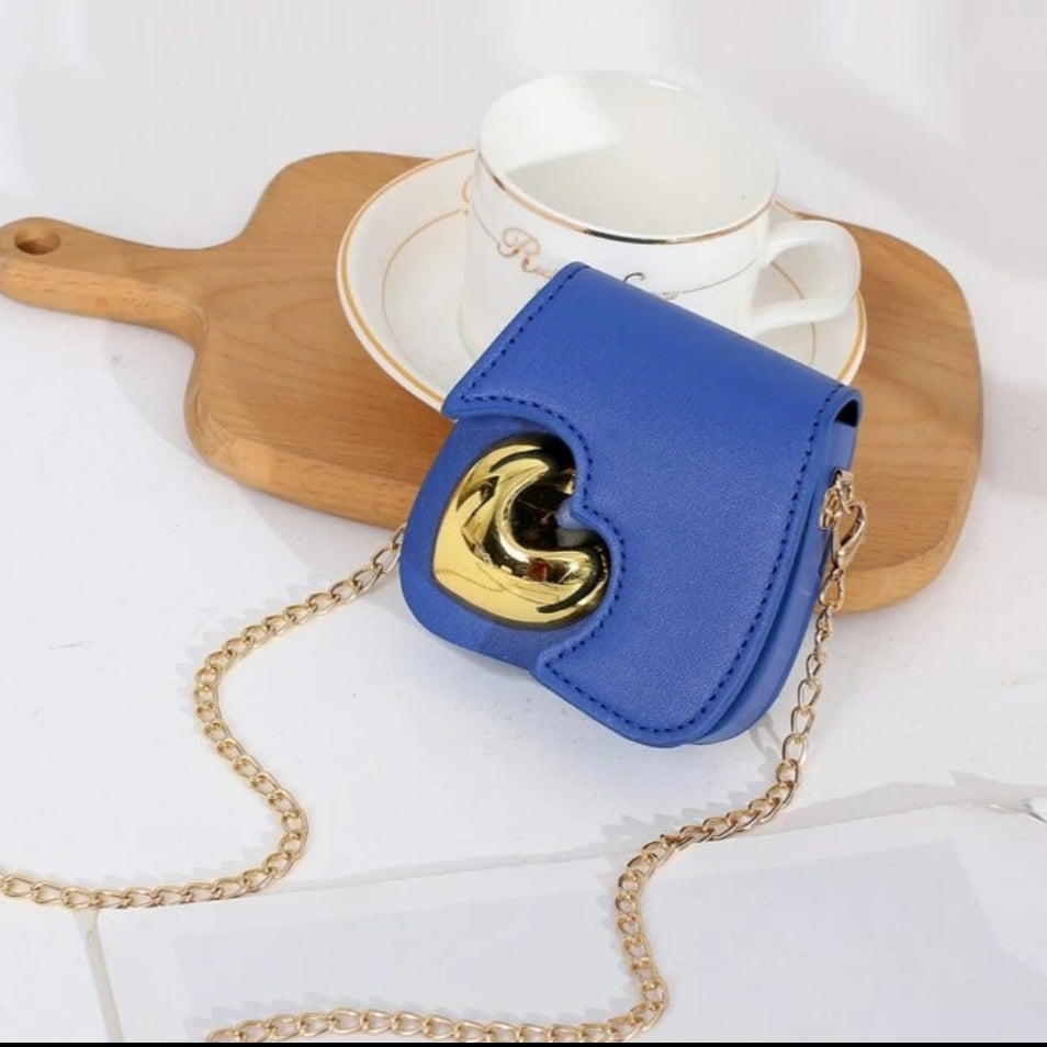 Golden Hearted Mini Bag/Belt