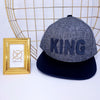 King Snapback Hat