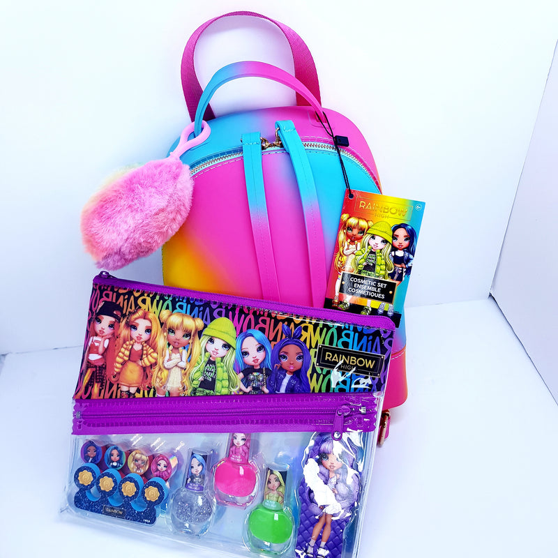 Rainbow High 5 Piece Backpack & Lunch Box Set
