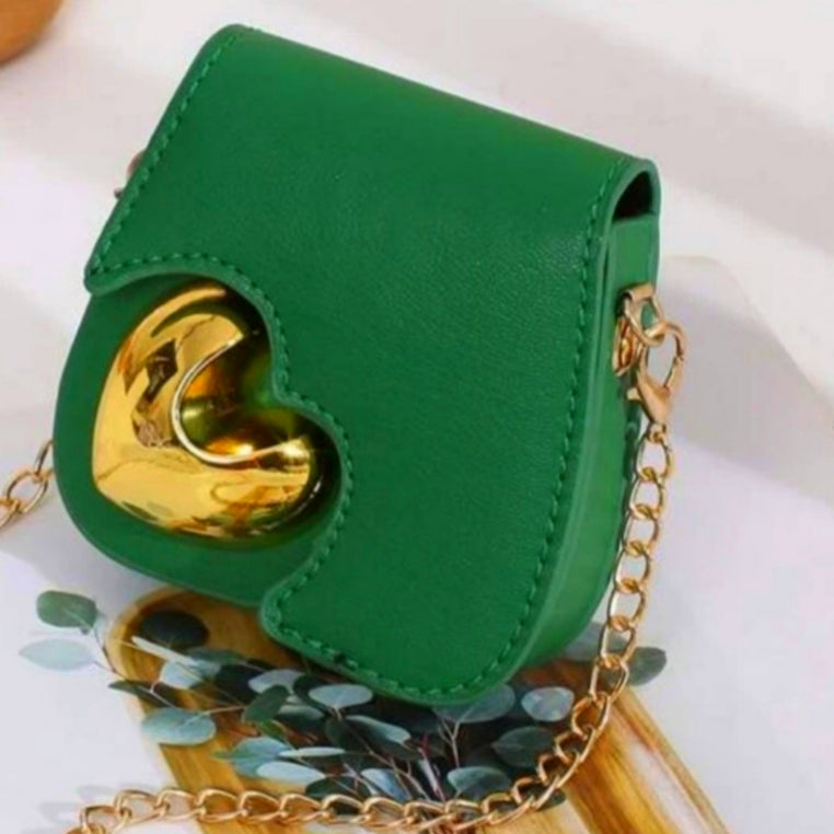 Golden Hearted Mini Bag/Belt