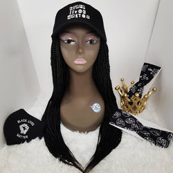 InstaCap Wig Colored Jeweled Collection - Box Braids