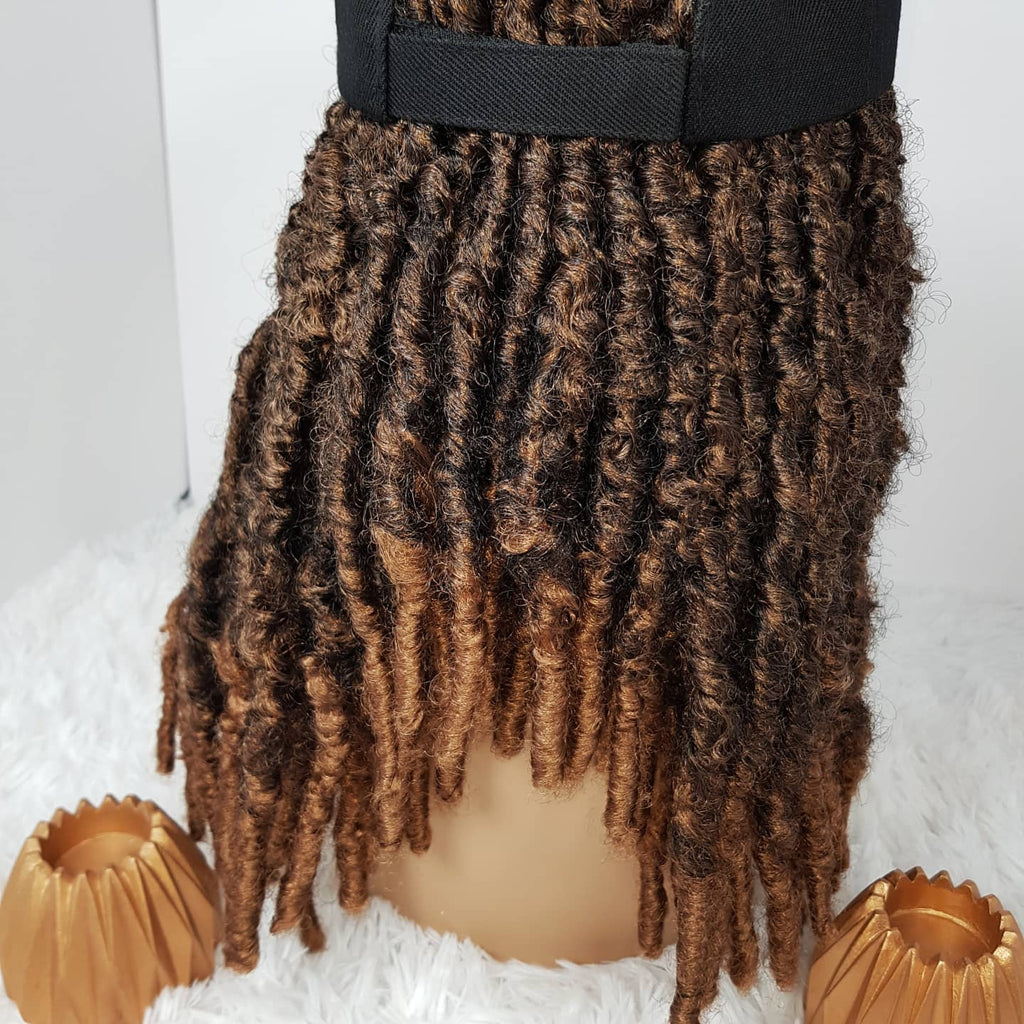 InstaCap Wig BLM Butterfly Locs Bob Wigs