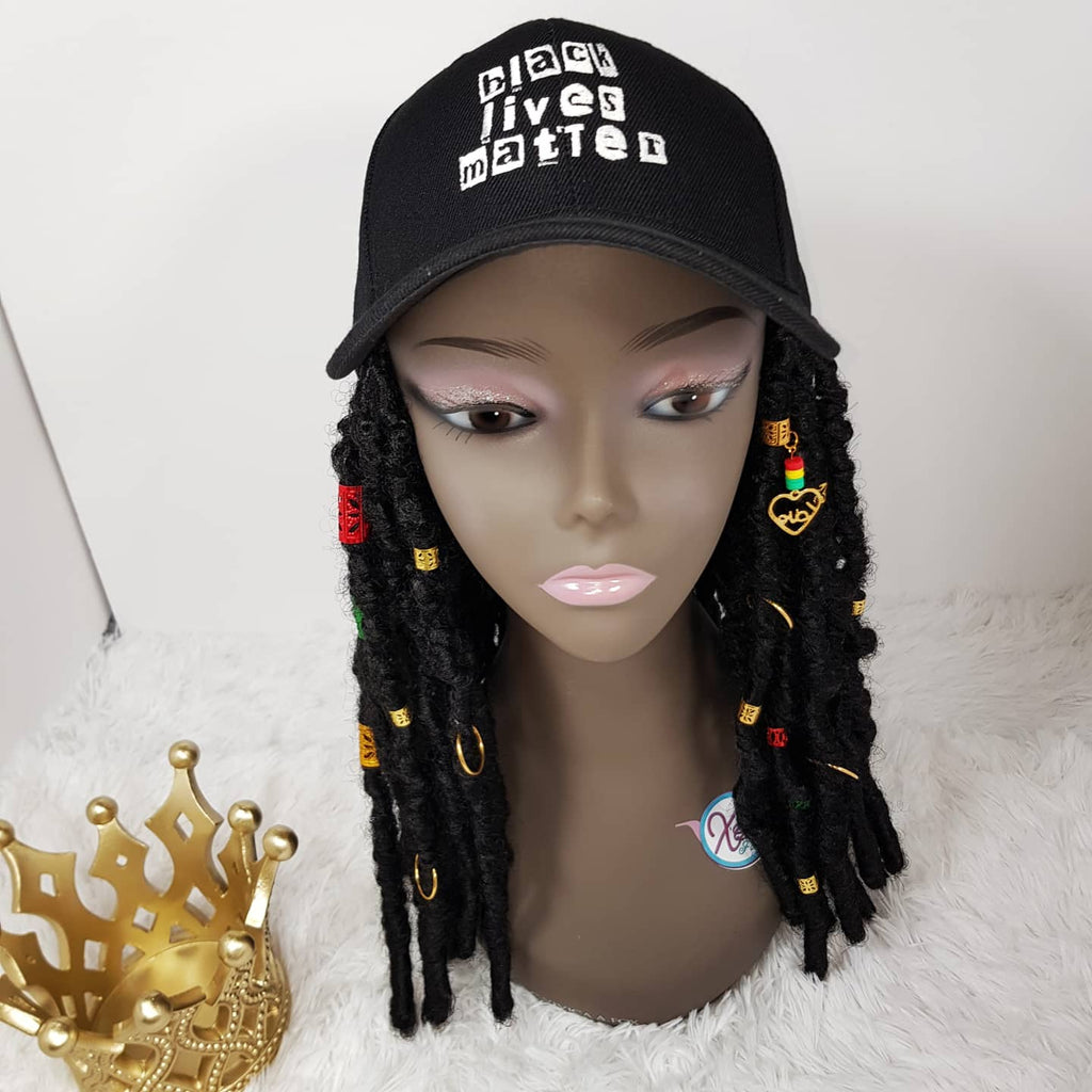 InstaCap Wig BLM Butterfly Locs Bob Wigs