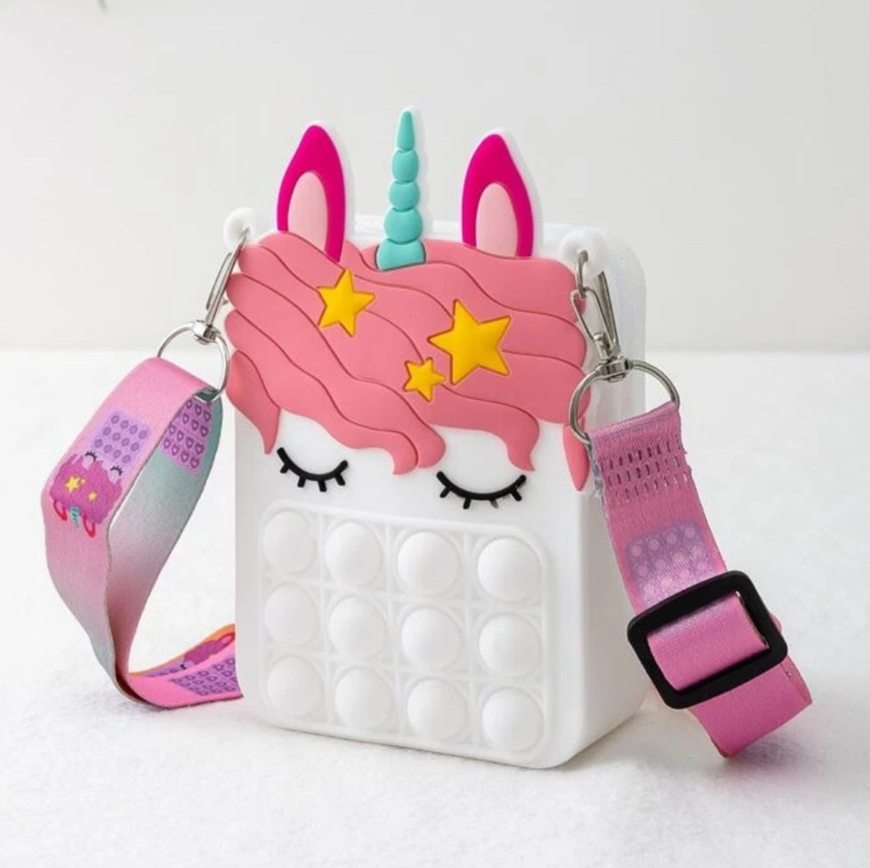 Unicorn Blink Pop It Bag