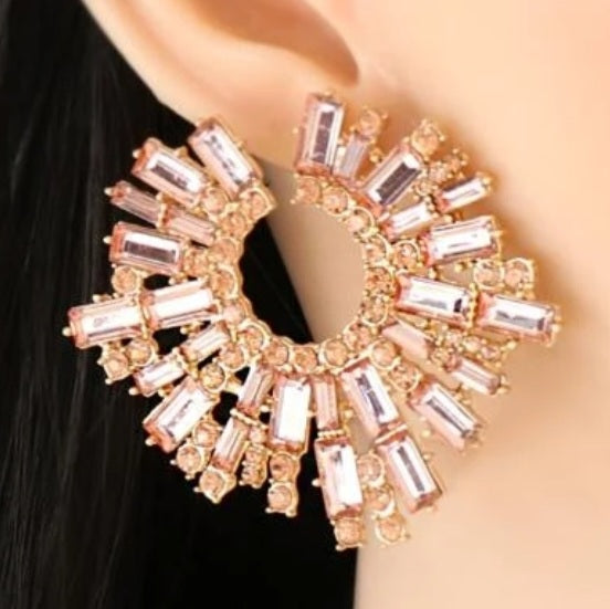 Chrystal Flake Earring