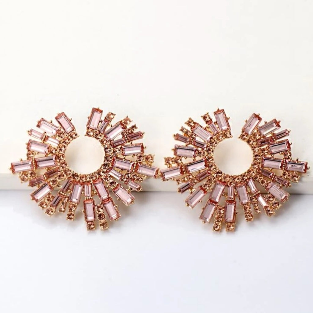 Chrystal Flake Earring