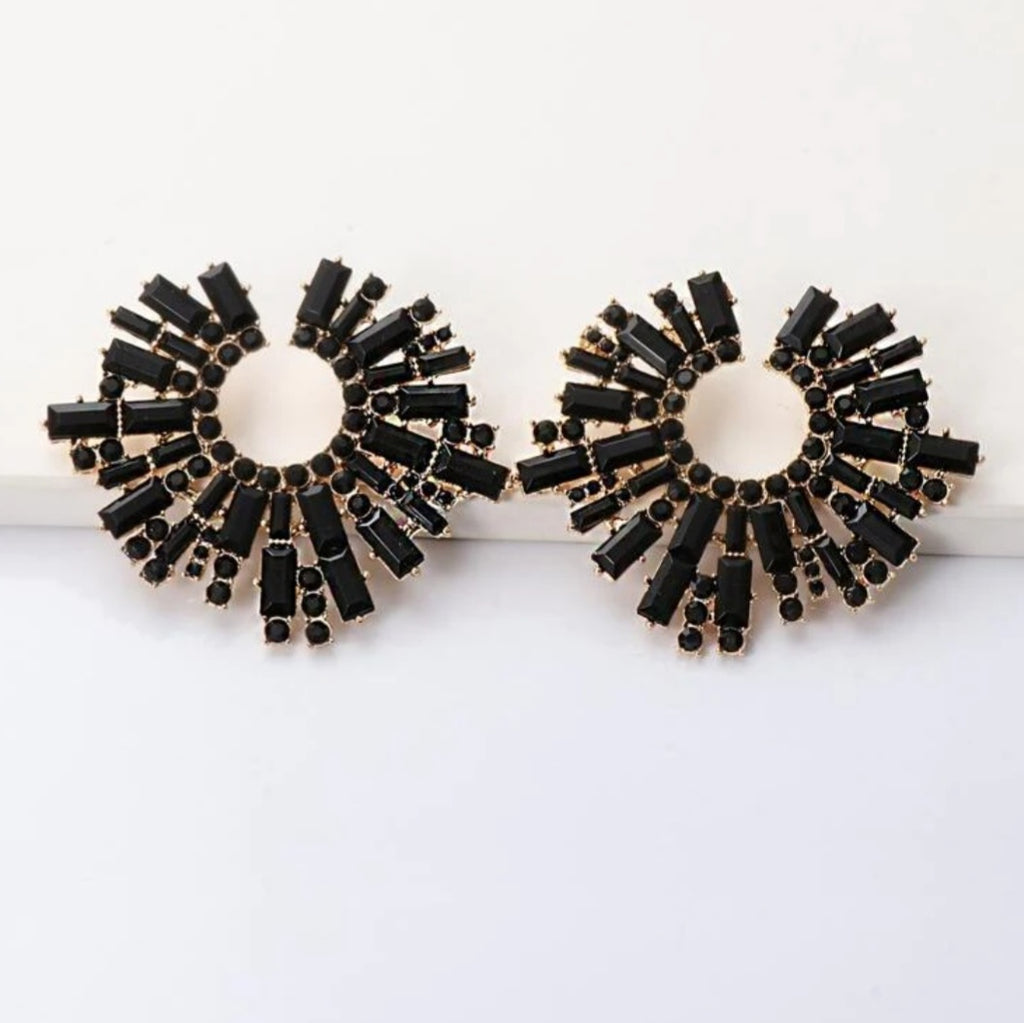 Chrystal Flake Earring